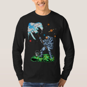 Astronautisch schilderij t-shirt