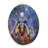 Astronautische desintegratie dartbord (Voorkant Rechts)