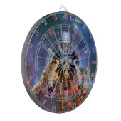 Astronautische desintegratie dartbord (Voorkant Links)