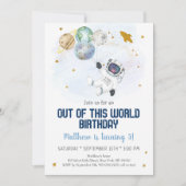 Astronautruimte uit deze wereld van de dag kaart (Voorkant)