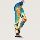 Astronaut's Coffee Cosmos Journey Leggings (Rechts)