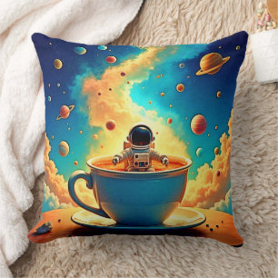 Astronaut's Coffee Cosmos Reis Kussen