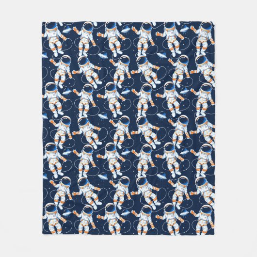 Astronauts fleece deken (Voorkant)