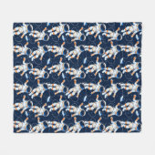 Astronauts fleece deken (Voorkant (Horizontaal))