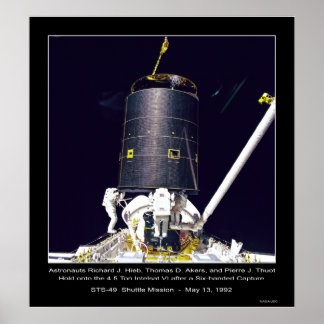 Astronauts Hieb, Akers en Thout Poster
