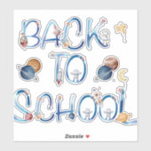 Astronauts Planets Space,back to school Sticker (Vel)