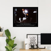 Astronauts Winston E. Scott en Ta... Poster (Thuiskantoor)