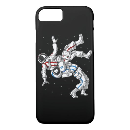Astronauts Wrestling Case-Mate iPhone Case (Achterkant)