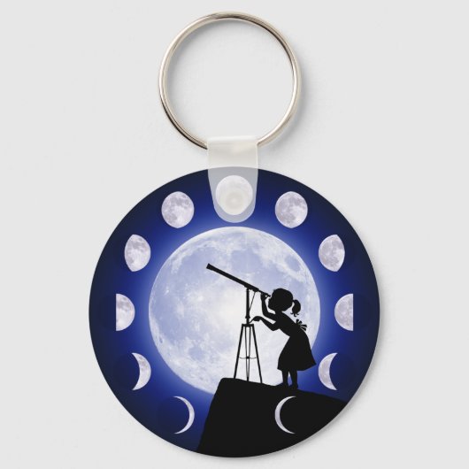 Astronomeer's sleutelring sleutelhanger (Voorkant)