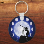 Astronomeer's sleutelring sleutelhanger (Voorkant)