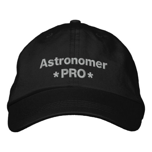 Astronomer Pro Geborduurde Pet (Voorkant)