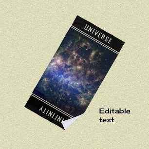 Astronomie aangepaste tekst astronomie strandlaken