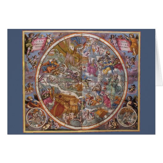 Astronomie Ancienne, Carte des Constellations Chré (Devant horizontal)
