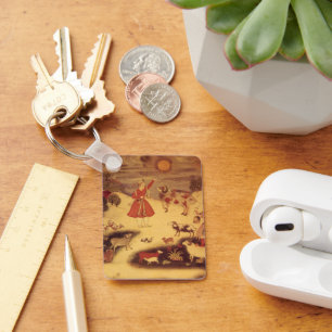  astronomie, Antiek Aziatische Keltische Kunst Sleutelhanger