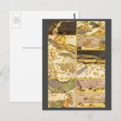 astronomie, Antiek sterren Briefkaart (Voorkant / Achterkant)