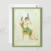  astronomie, Cassiopeia Constellation Stars Briefkaart (Voorkant / Achterkant)