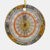 astronomie Celestial Copernican Planisphere Keramisch Ornament (Voorkant)