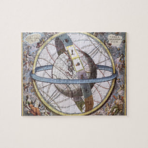  astronomie, Celestial Planisphere Zodiac Legpuzzel