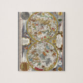  astronomie, Celsiale Planisphere Map Legpuzzel (Verticaal)