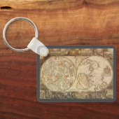  astronomie, Celsiale Planisphere Map Sleutelhanger (Achterkant)