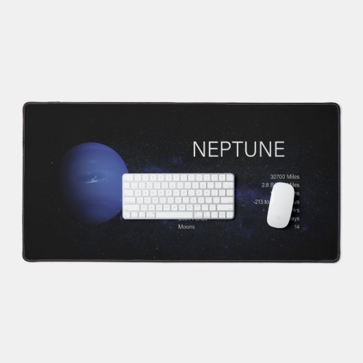 Astronomie de la planète Neptune (Clavier et souris)