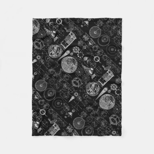 Astronomie Fleece Deken (Voorkant)