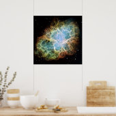 Astronomie Foto, Crab Nebula Poster (Keuken)