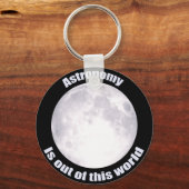 Astronomie Full Moon Sleutelhanger (Voorkant)