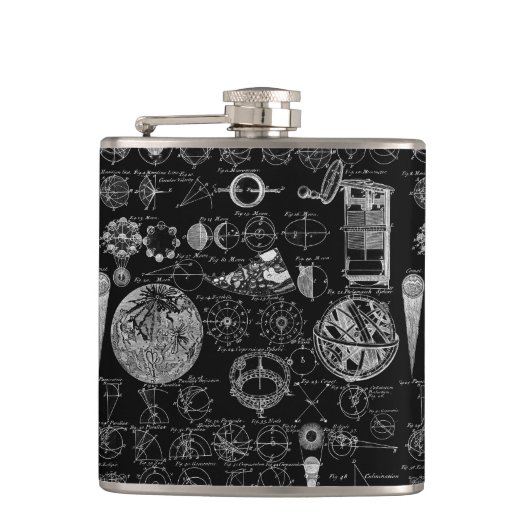 Astronomie Heupfles (Voorkant)