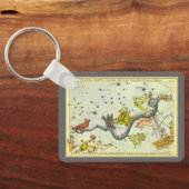  astronomie, Hydra Snake Constellation Stars Sleutelhanger (Achterkant)