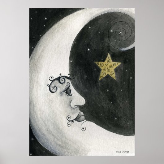 Astronomie - Impression lune (Devant)