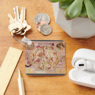  astronomie, Keltische kaart van Carel Allard Sleutelhanger