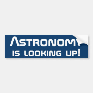 Astronomie kijkt op! bumpersticker