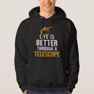 Astronomie liefhebber leven is beter door middel v hoodie