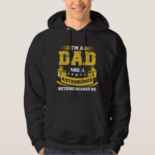 Astronomie liefhebber Mannen Een vader en astronoo Hoodie