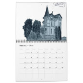 Astronomie Moderne Élégant Calendrier Script (Feb 2026)