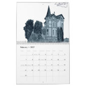 Astronomie Moderne Élégant Calendrier Script (Feb 2027)