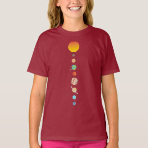 Astronomie planètes du système solaire T-Shirt