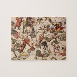  Astronomie, Star Map van Johannes van Keulen Legpuzzel