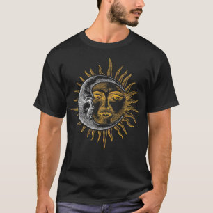astronomie sterren Sun Moon Planets Astronaut T-shirt