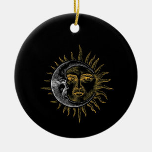 Astronomie Sterren Zon Maan Planeten Astronaut Keramisch Ornament