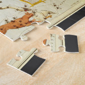 astronomie, sterrenkaart legpuzzel (Zijkant)