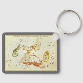 astronomie, sterrenkaart sleutelhanger (Voorkant)
