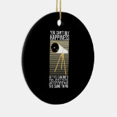 Astronomie Telescope Gift Keramisch Ornament (Rechts)
