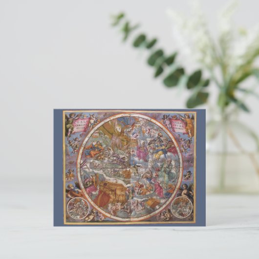 Astronomie vintage, Carte des constellations chrét (Debout devant)