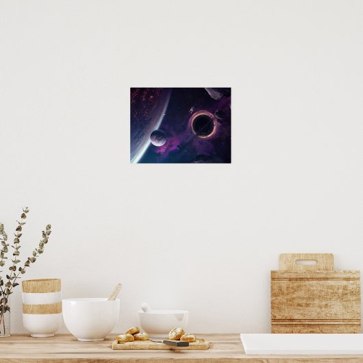 astronomiebehang poster (Keuken)