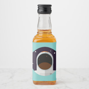 astronomisch universum likeurfles etiket