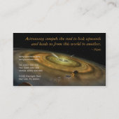 Astronomisch Visitekaartje (Achterkant)