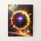 Astronomische Fantasy Sphere Explosive Fun Univers Legpuzzel (Verticaal)