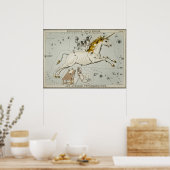 Astronomische Grafiek  Unicorn Poster (Keuken)
